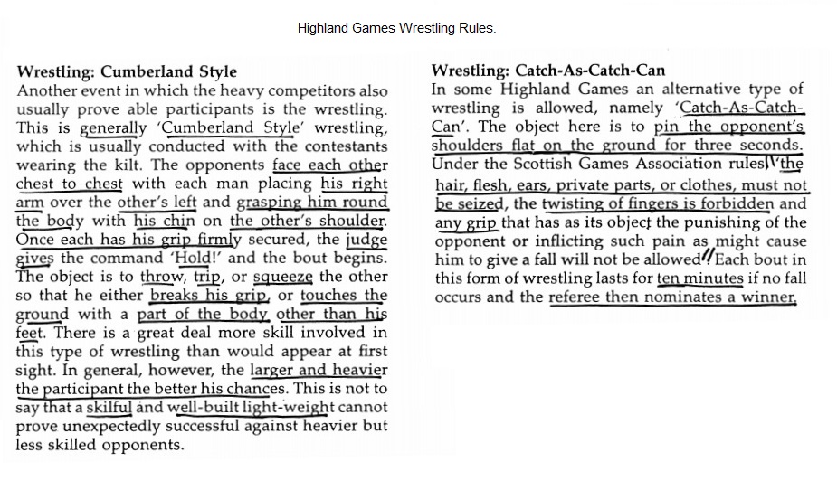 Scottish Highland Wrestling