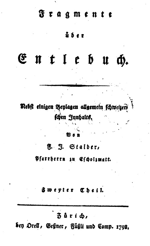First Page of the Book