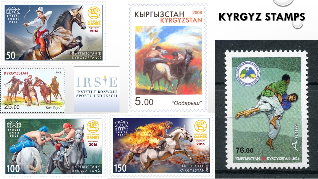 Kyrgyz stamps - traditional sports
