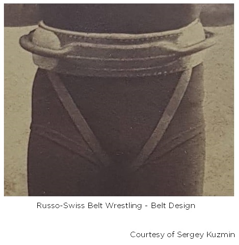 Russo Swiss Belt Wrestling Belt Design