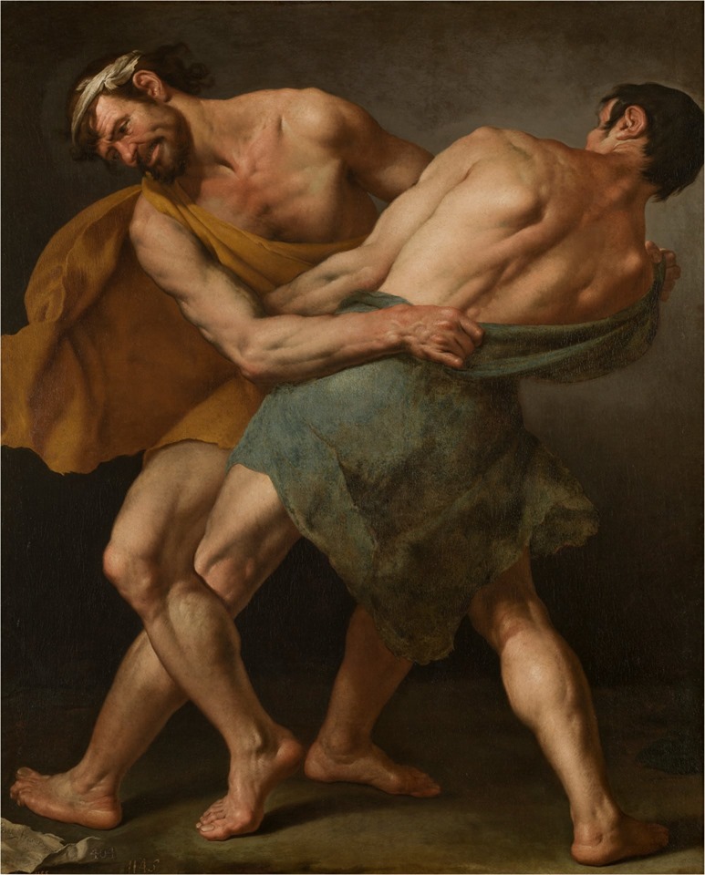"Dos Luchadores" de Cesare Fracanzano