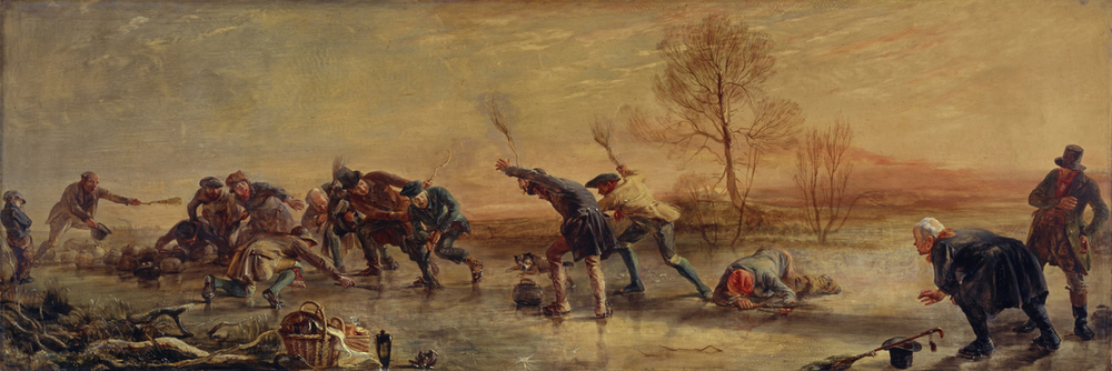The Curlers 1835 by Sir George Harvey